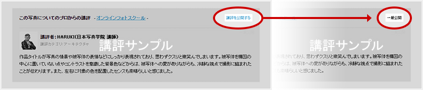 講評結果表示イメージ
